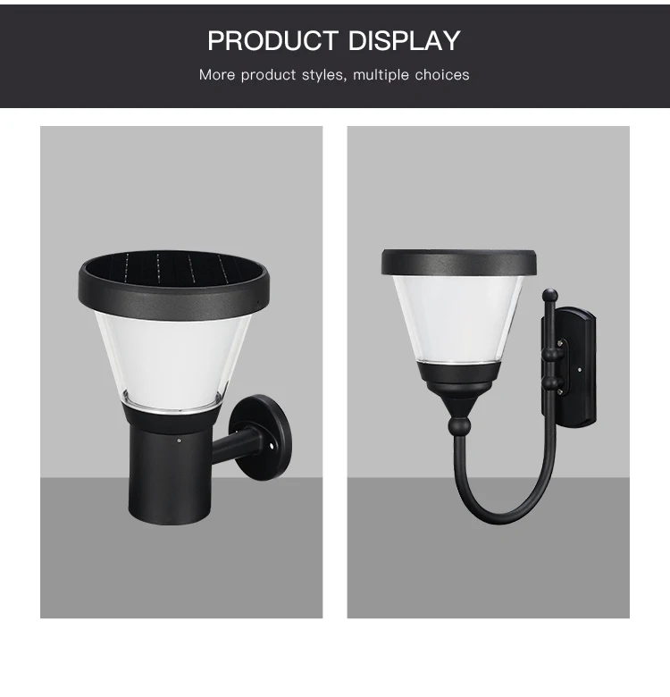 Waterproof Led Stake Landscape Pathway Solar Powered Ground Solar Garden Wall Light