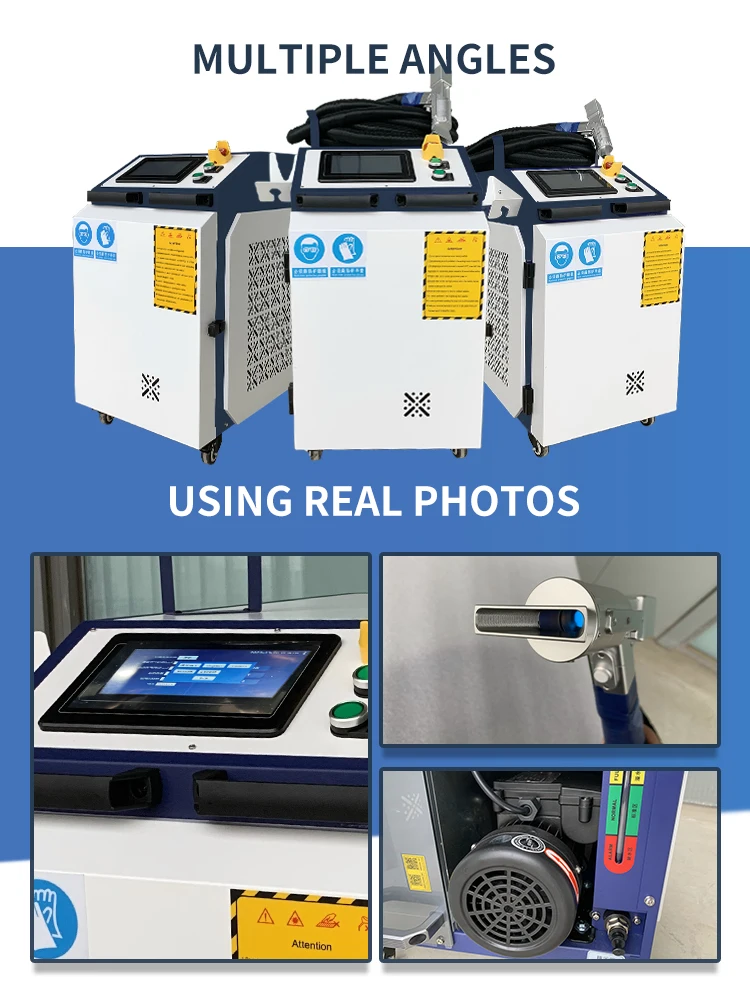 1000w 1500w 2000W 3000w high power continuous  laser cleaning machine for rust and paint removal
