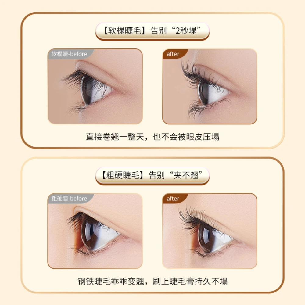 Portable usb rechargeable eyelash curler clip Make-up for Women Eyelashes Curling Makeup Tools Electric makeup tools