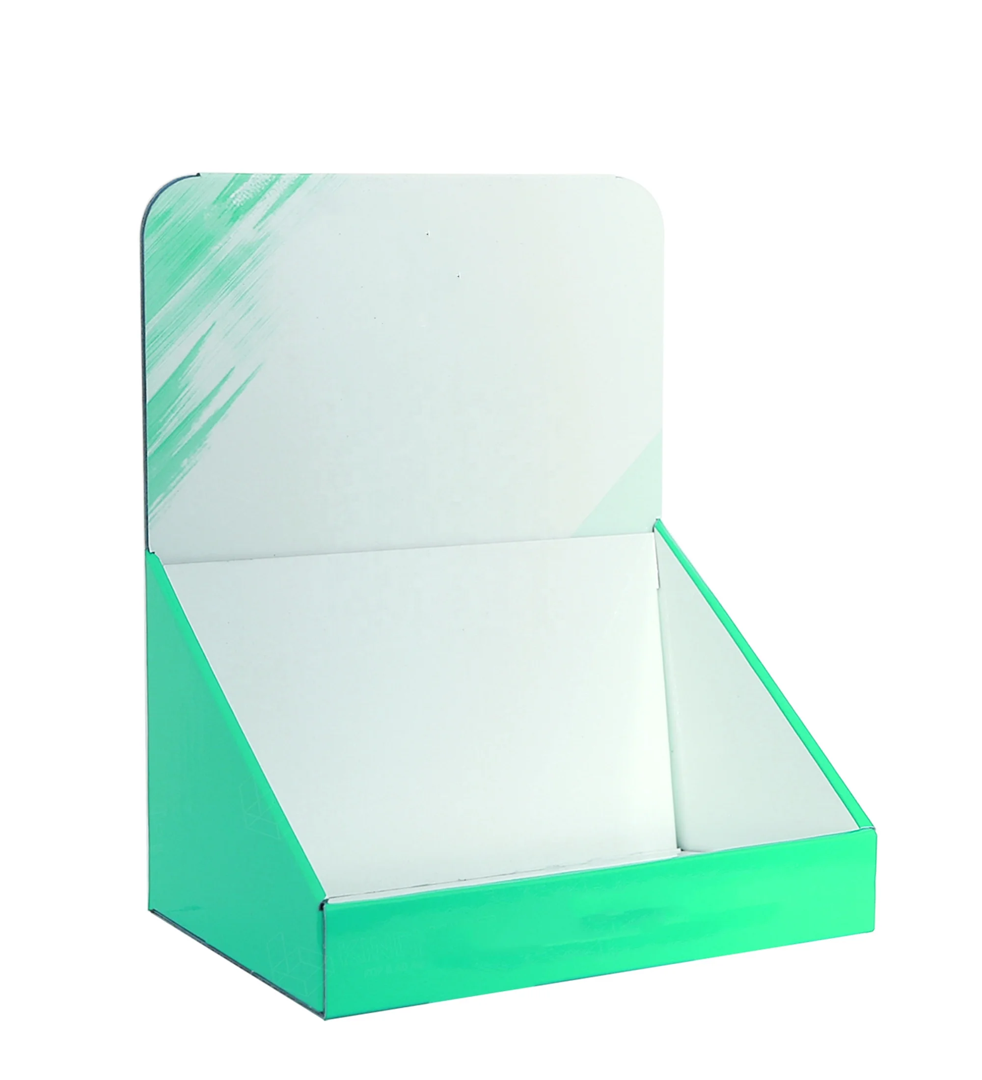 Cheap Price Single Printing PDQ Counter Top Display Unit Easy Assemble Cardboard Display Case Box