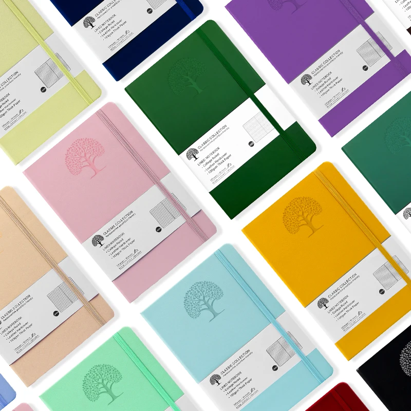 Printed Custom  Dairy Journal  A5 Notebook Meeting Luxury Business  Vintage Custom  Pu Leather For School