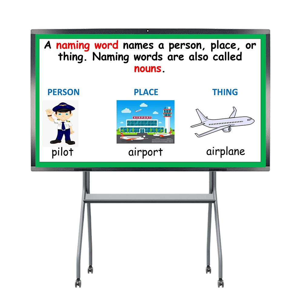 65 Inch 75 85 98 Inch Mobile Electronic Smart White Board Interactive Classroom LCD Interactive Panel Interactive Whiteboard