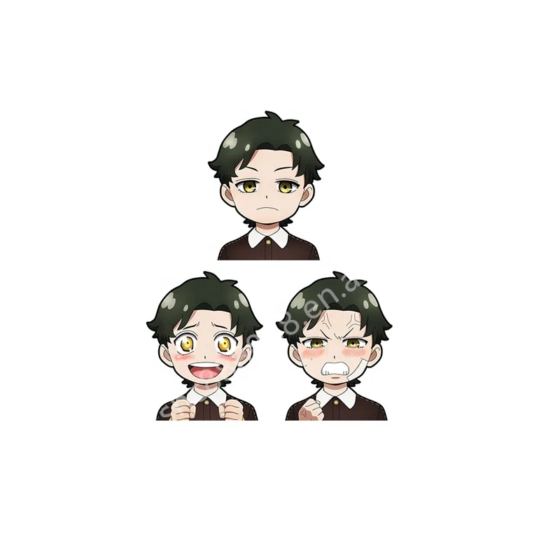 Новейший дизайн аниме наклейки на автомобиль спайксэйн Манга милый мальчик наклейки на ноутбук Автомобильная наклейка для компьютера скейтборда Настенный декор