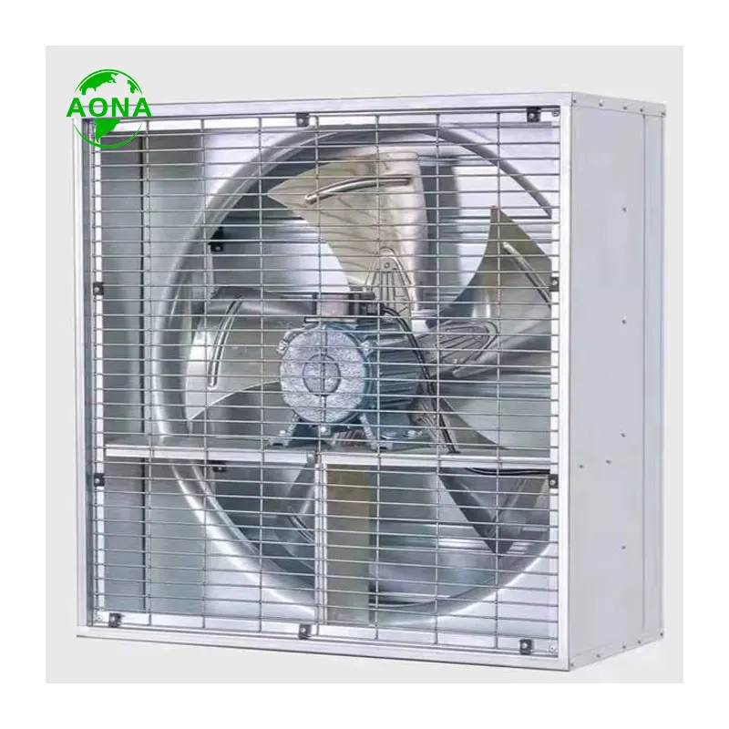 Metal industrial ventilation fans push pull extraction drop hammer extractor poultry farm greenhouse axial flow exhaust fan