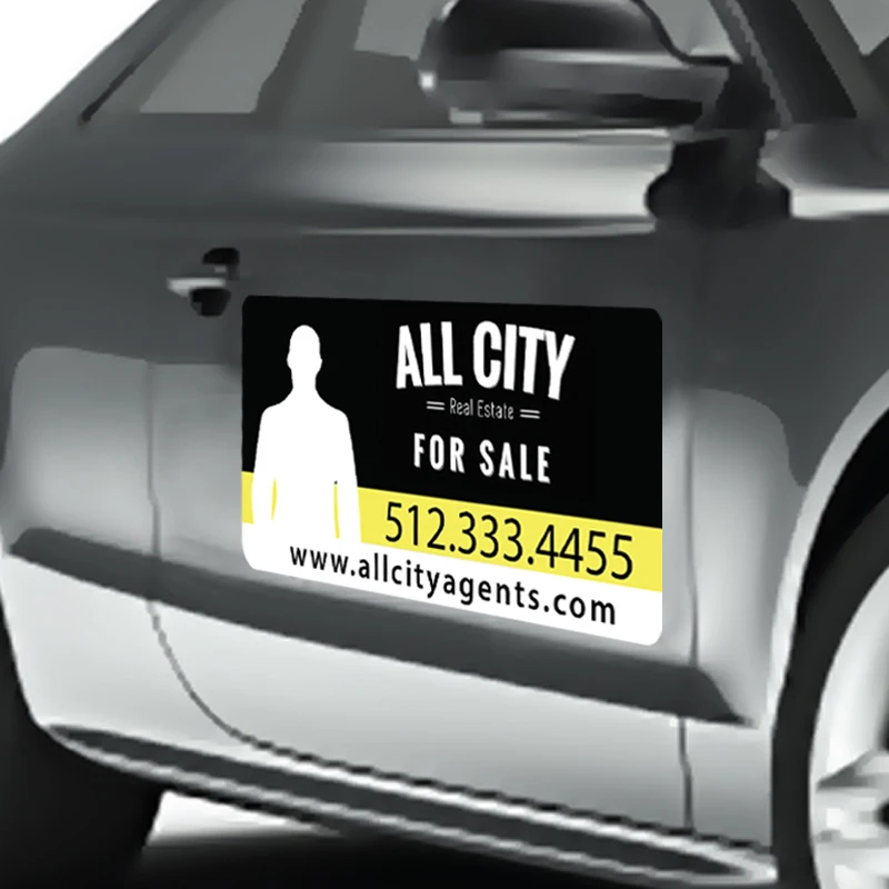 Highly Reflective Caution Student Driver Magnetic Warning Sign For Road Vehicle Safety Car Wrap Vinyl Decal Sticker