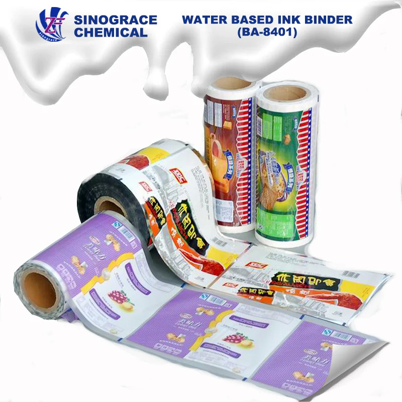 BA-8401 Alcohol resistant water-based emulsion for PVC ink