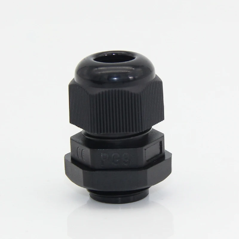 pg9 nylon cable glands long thread