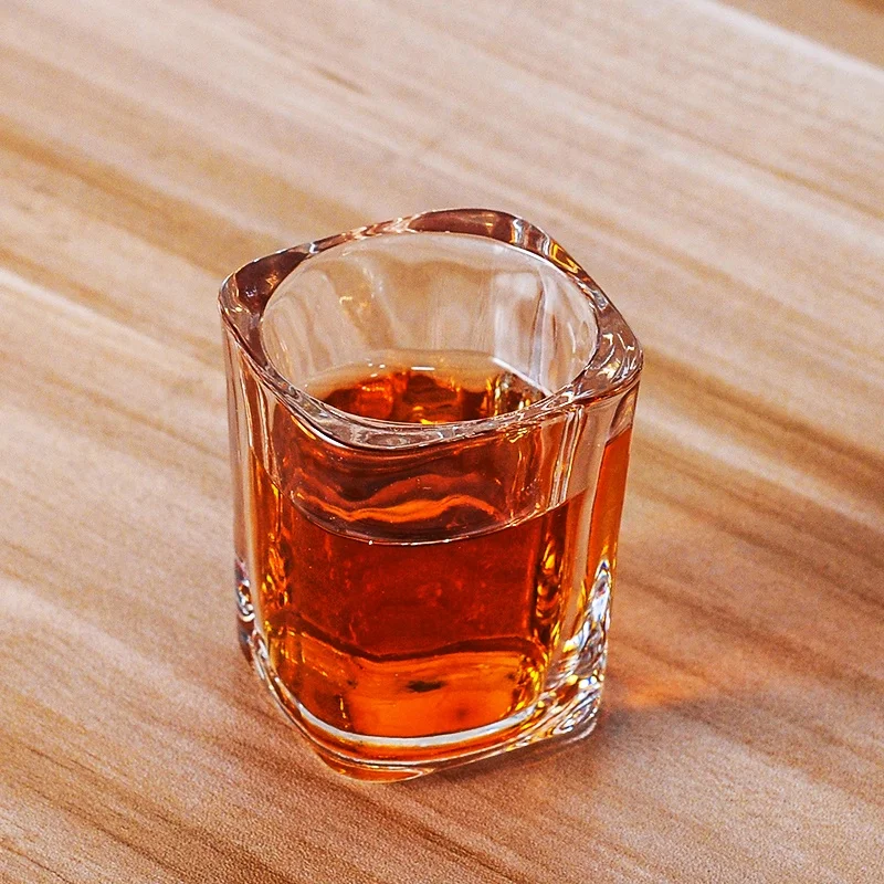 Wholesale Popular square Fire Vodka Tequila Whiskey Shooters Glass Cups