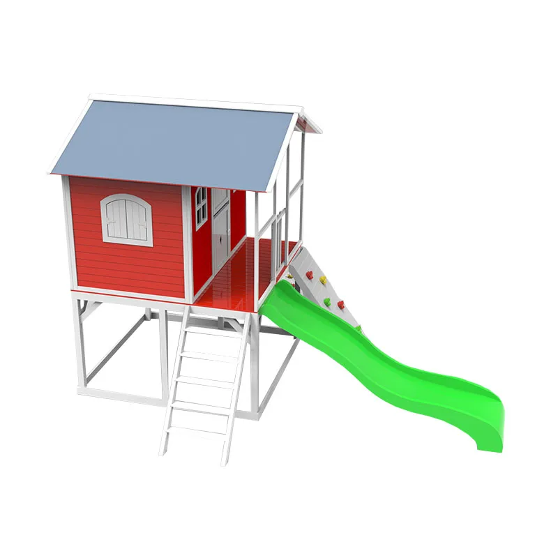 Playground stackable outdoor 2 kids 1 sandbox play kit set Wooden With cover For children