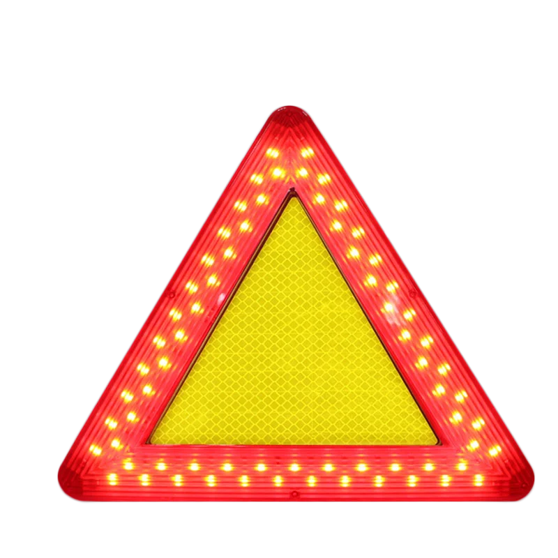 
Traffic Car emergency safety kit with led warning triangles 
