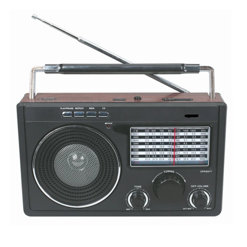 FP-106BT портативный ручной многодиапазонный радиоприемник с разъемом USB/SD