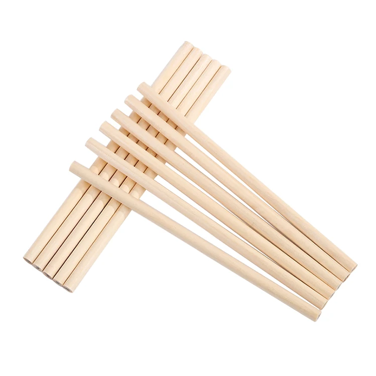 JH Promotional Cheap Wholesale Natural Log Wooden HB Pencil