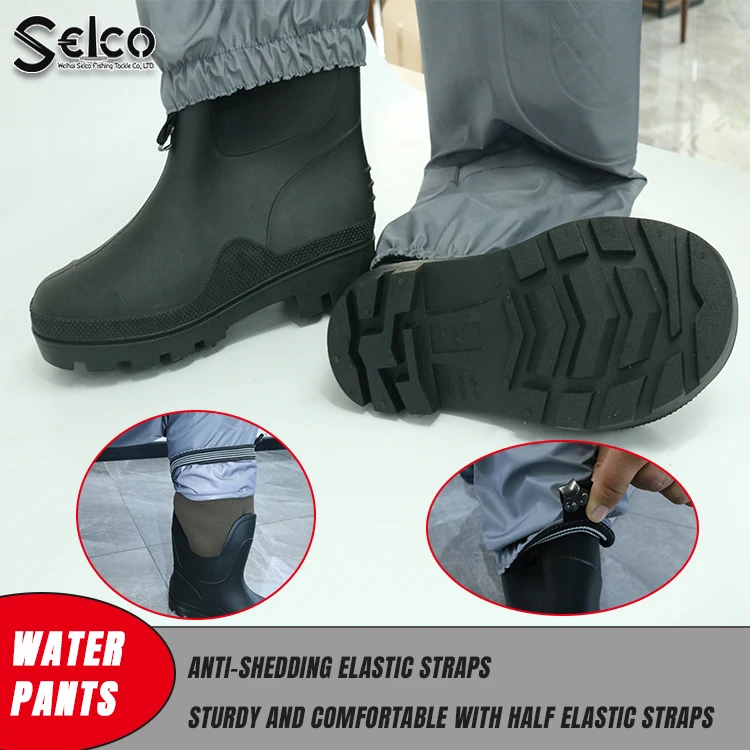 Hitop Plus Size Breathable Neoprene Pvc Chest Waders 4Xl Chest Waders Pants Breathable Hunting Waders Respirable Con Neopreno