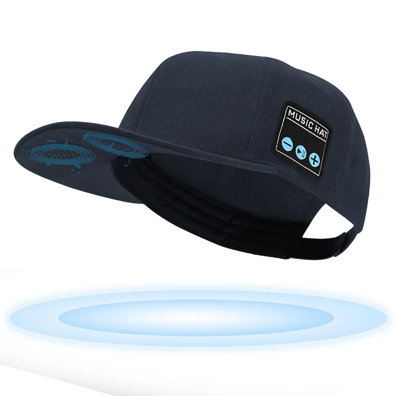 Custom Fashion Wireless Bluetooth Speaker Music Baseball Cap Outdoor Sport Casual Cap
