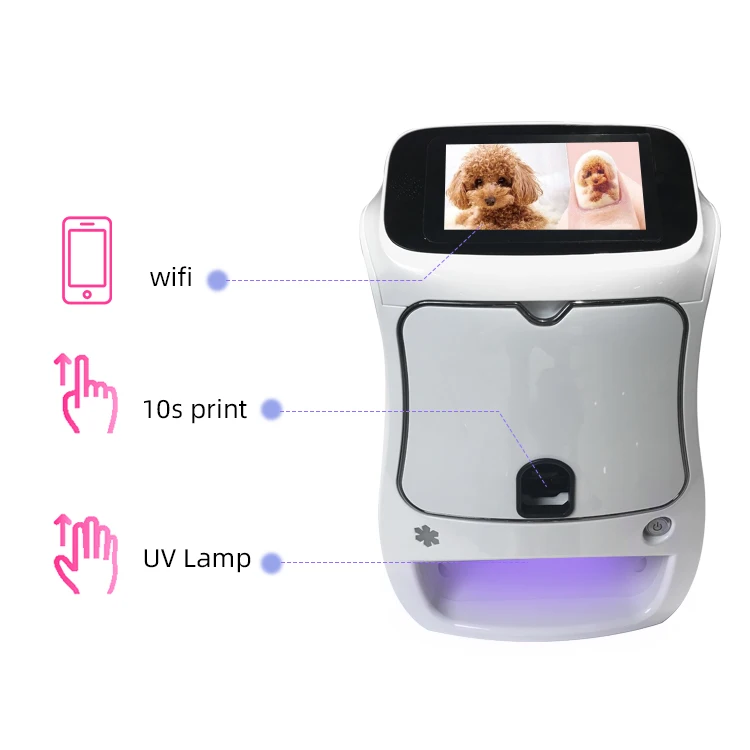 Automatic Smart 3D Art Nail Printer Support WiFi/DIY/USB