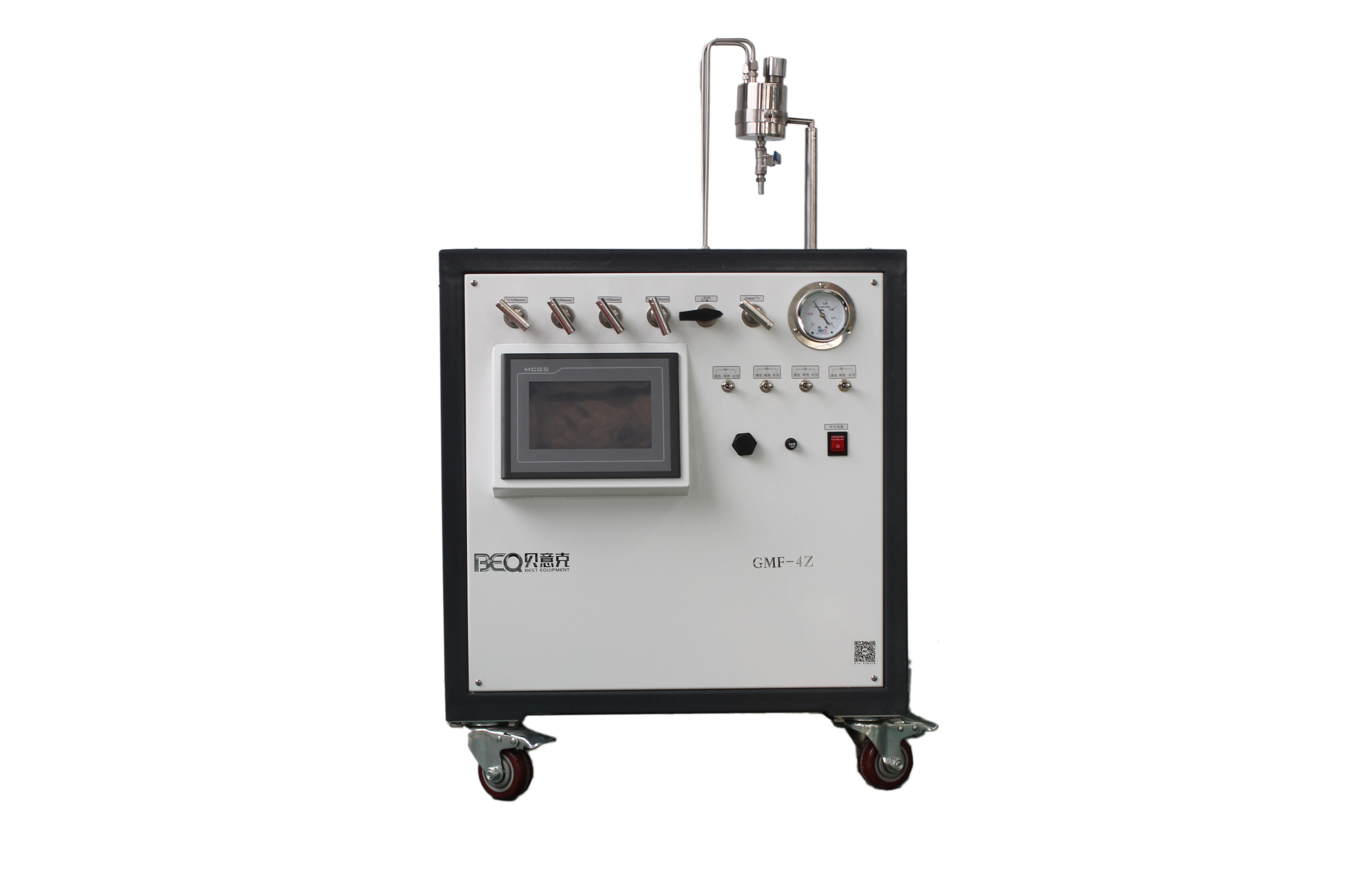 Small Quad-heating zones CVD System Graphite Production Vacuum Atmosphere Environment Tube Furnace