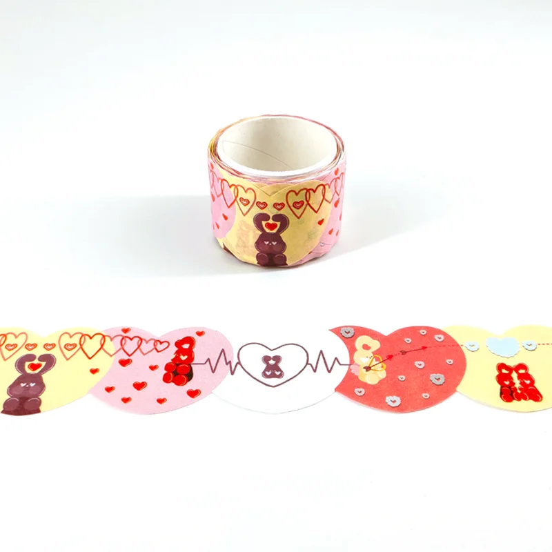 Декоративная самодельная аниме kawaii die cut washi лента пользовательский дизайн логотипа