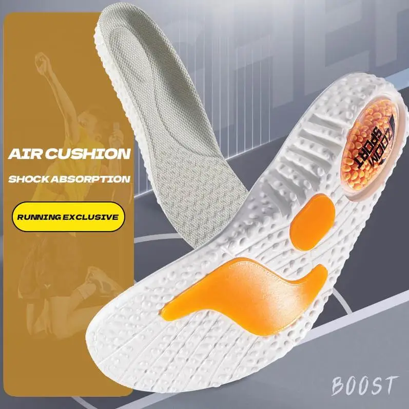 Shoe Insoles palmilha ortopedico Size 3D Print China High Heel Sneaker Flat For Work Boots Rubber Eva 5D Memory Foam Insole