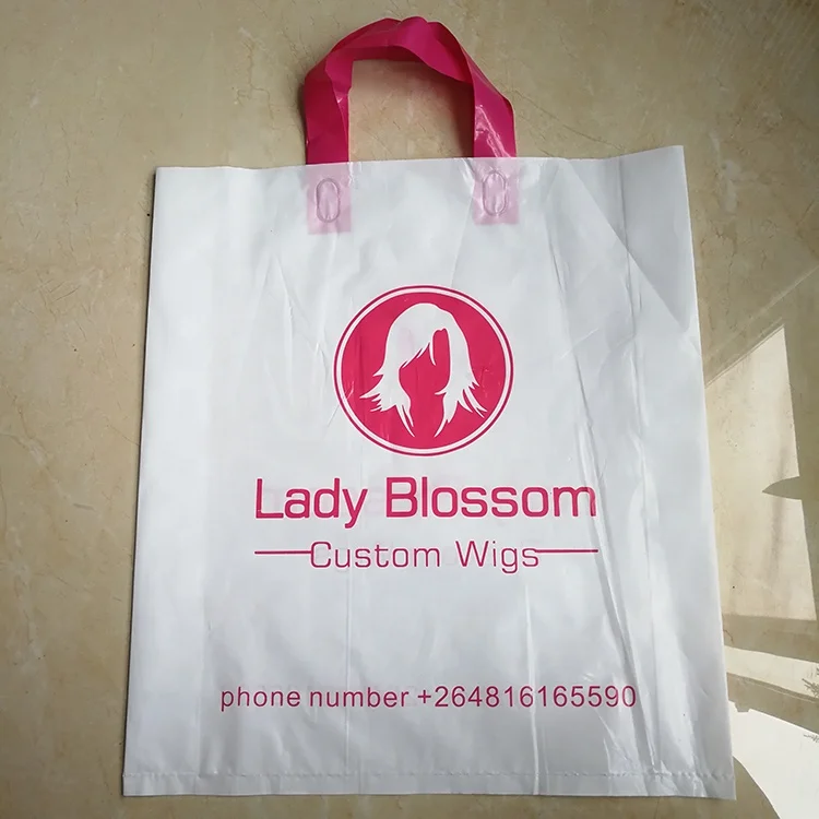 
Cheap Price Plastic Bags with Customized Logos Durable Tote Shopping Bags for Clothing 