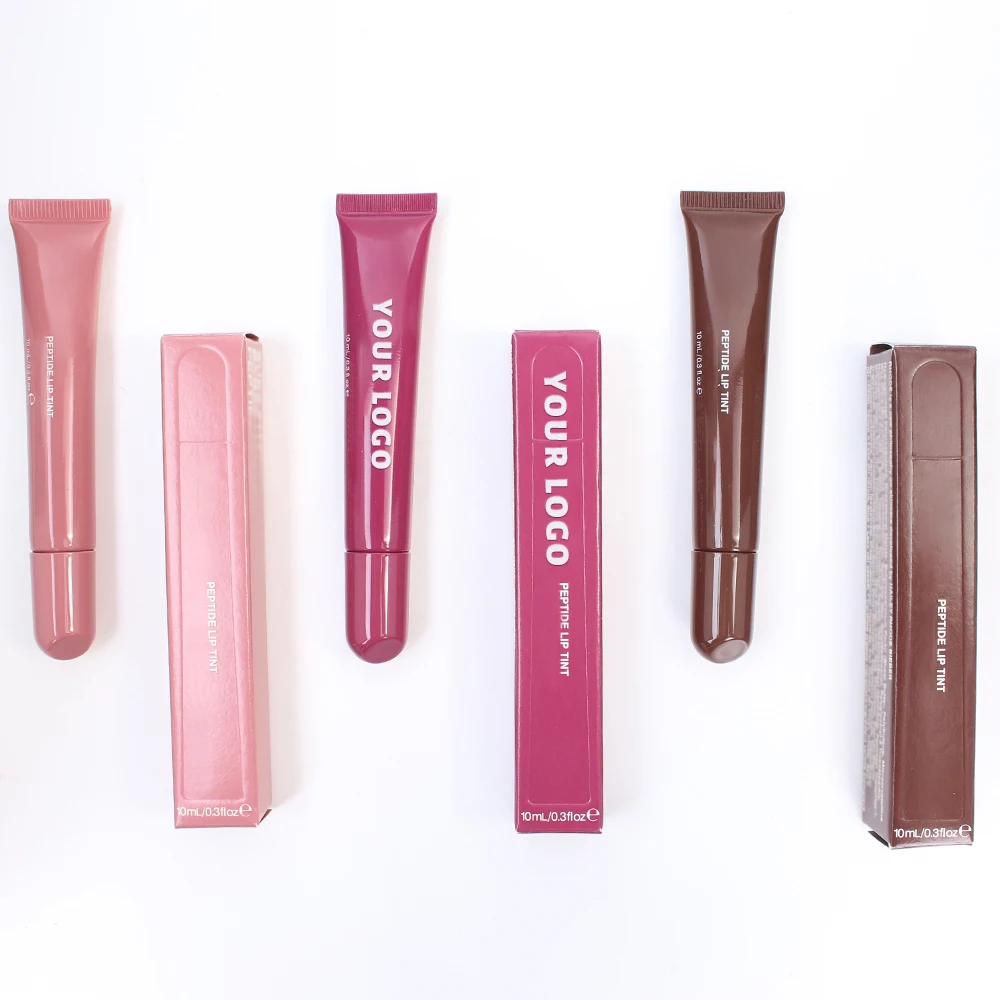 New arrival Lip Balm Containers Soft Squeezable silicone lip balm tube applicator PE custom empty lip gloss tubes