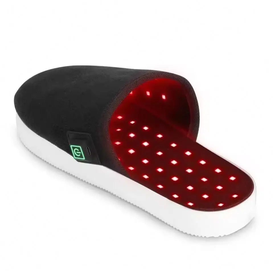 Obestec 2024 Infrared Foot Machine Slipper for Blood Circulation Red Light Therapy Foot Massager to Relax