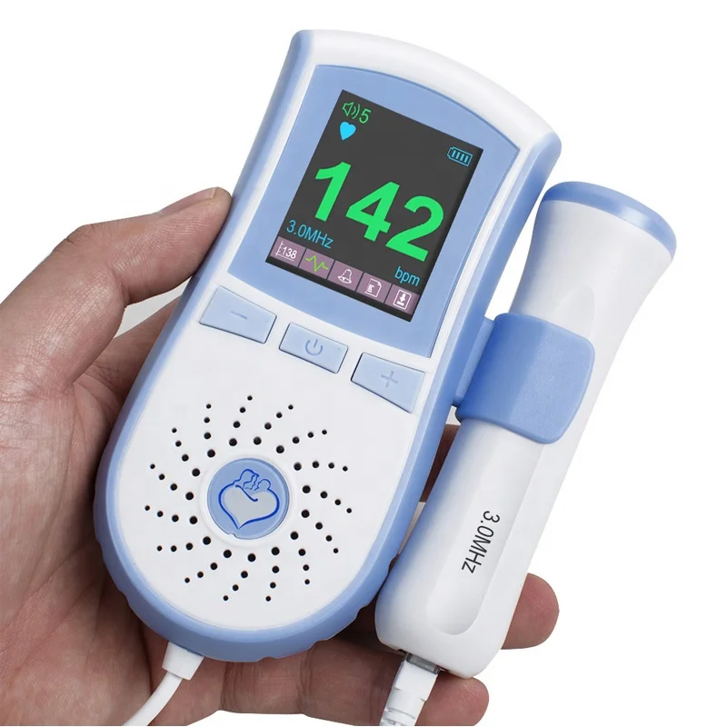 Hot Selling Baby Heartbeat Detector Data Record Free App Wireless Fetal Doppler Baby Fetal Doppler