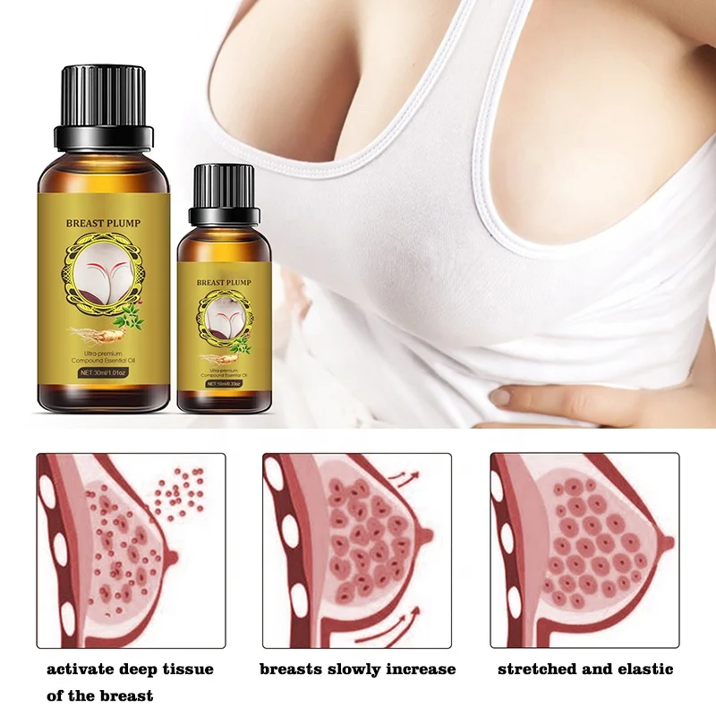 factory price sexy bigger breast reduction and tightening oil firming boobs breast plumping oil