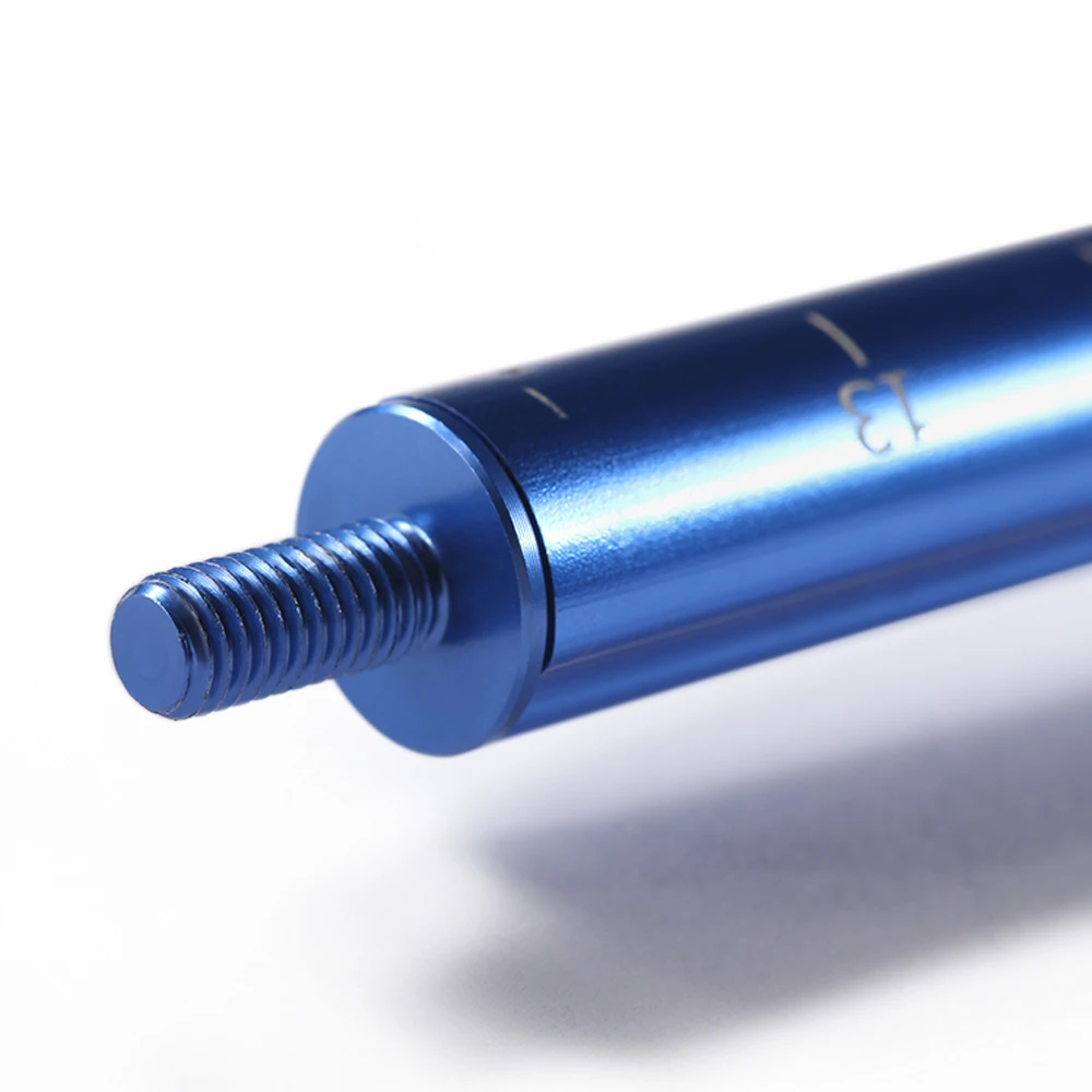 Custom Anodized Existing Mold Blue Flip Lock Aluminium Telescopic Pole Telescope Tube Telescoping Rod