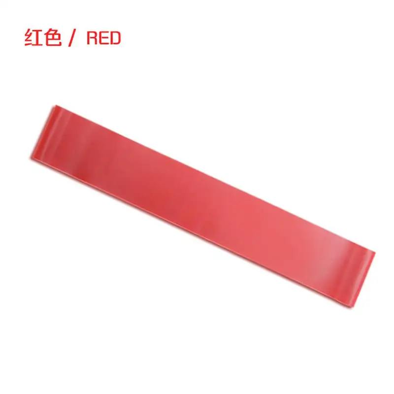 Custom Natural Latex Flat Resistance Theraband Roll For Home Workout Yoga Exercise
