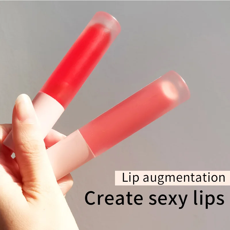 High Quality Custom Logo Nude Natural Hydrating Lipgloss Lipplumper Big Lip Plump Balm Plumper Capsaicin Capsules Plumping Gloss