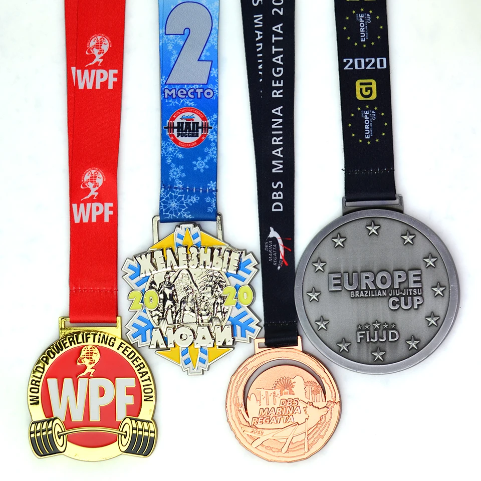 Factory direct Customized Honor Award Marathon Running Sublimation Festival Souvenir Metal Sport Medal For Kids
