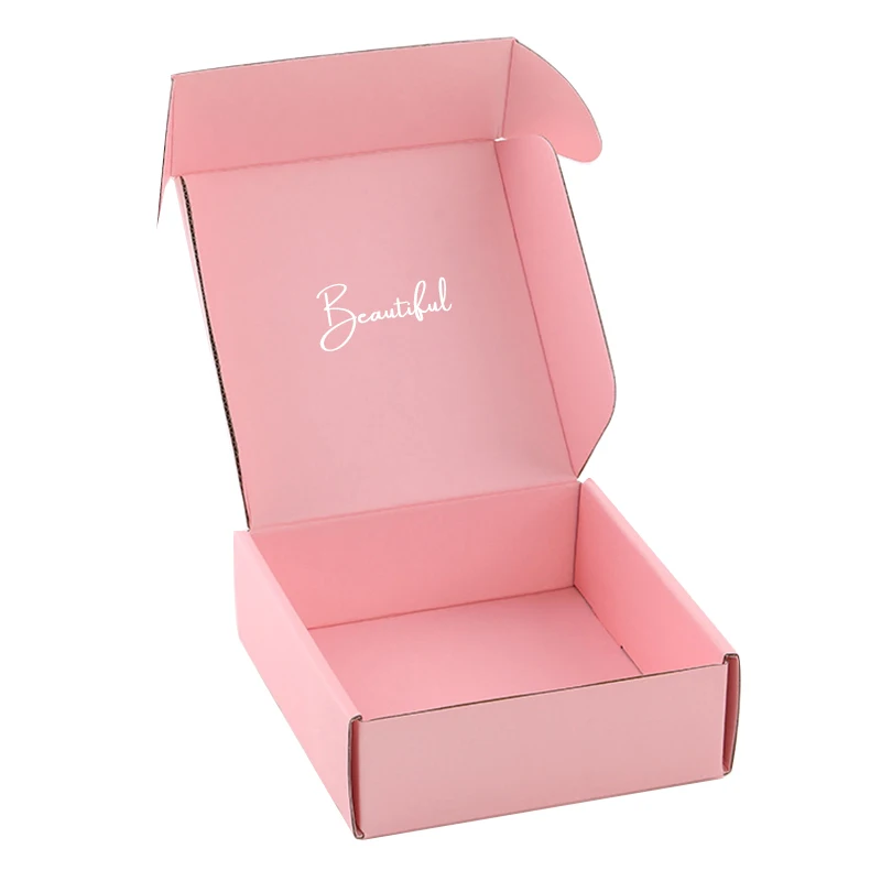 Custom Mailer Box With Paper Card,Tissue Paper And Sticker,Cosmetic Shipping Boxes Packaging Paper Logo Small Mailing Box