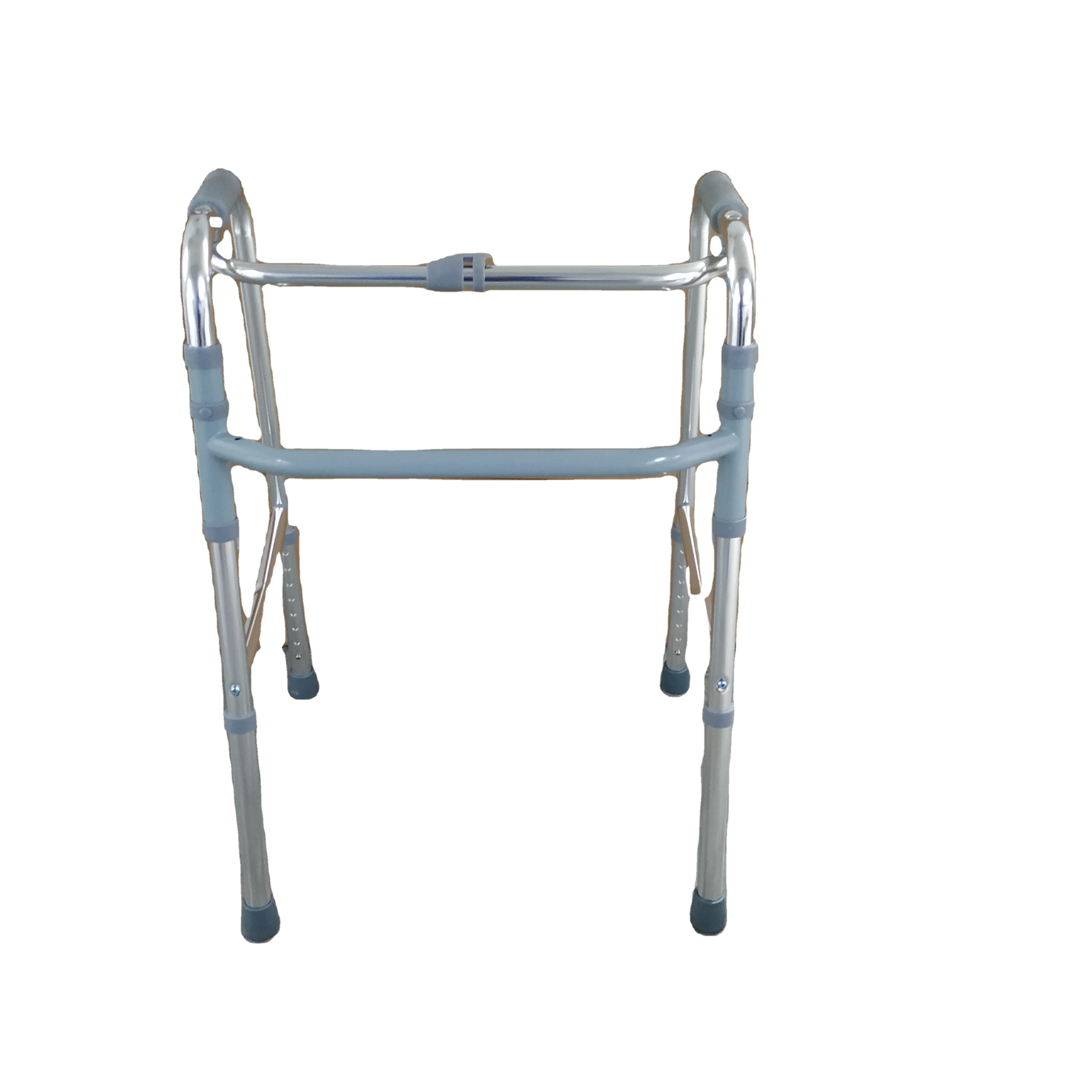 Factory direct sales hospital equipment lightweight standing frame walking aid rehabilitation walker frame for disabled