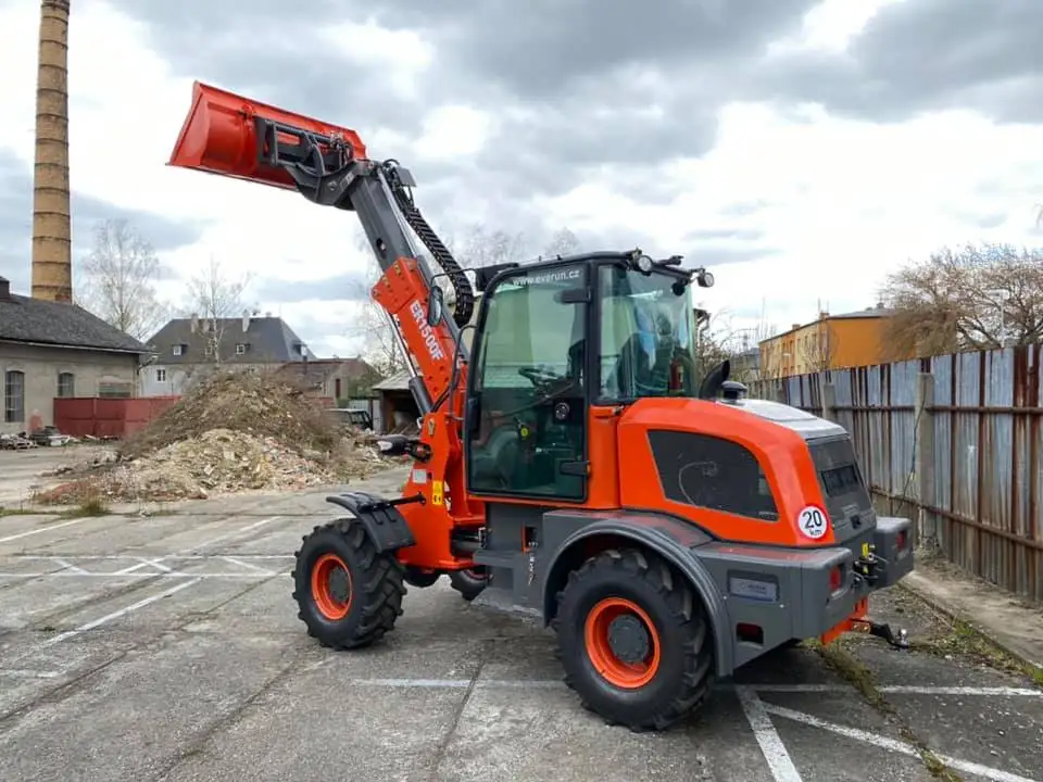 EVERUN CE ER1500F 1 5-тонная строительная техника микро-дизельный передний шарнирный Телескопический Мини-колесный погрузчик