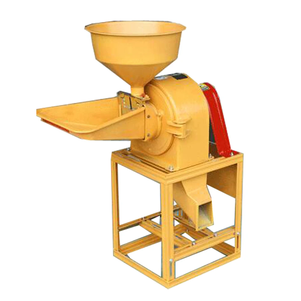 Electric 200kg/h Flour Milling Machine Corn Crusher Feed Crusher