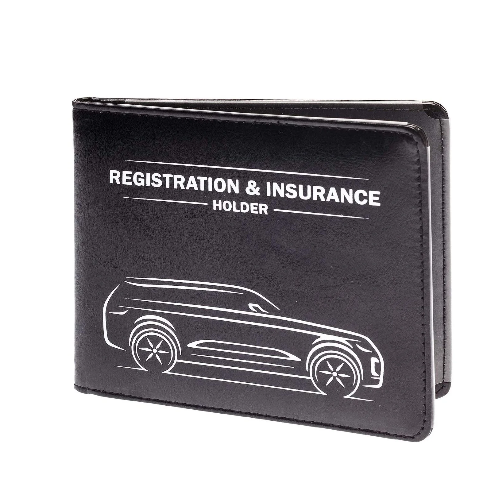 High quality Durable PU Leather Folder Vinyl Vehicle Owner Manual Holder Car Document Holder