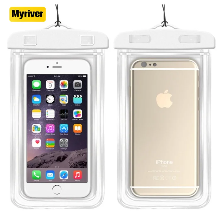 Myriver Custom Floating Water Proof Waterproof Underwater Phone Pouch Bag Blu Cell Phone Cases For Phone