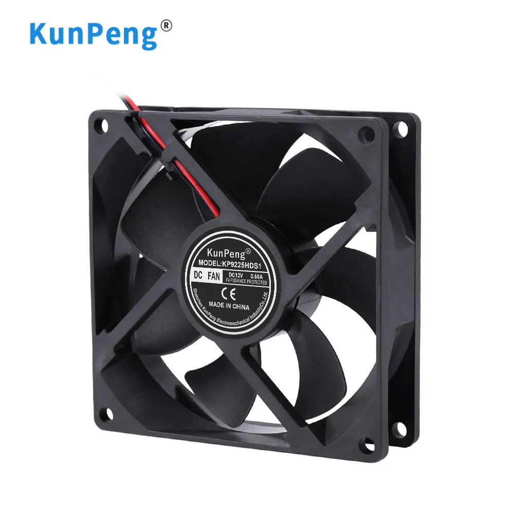 7 Blade 0.5A 50dba 9225 9CM 12V 24V 48V 92x92x25mm 92mm Axial Flow DC Brushless Cooling Fan