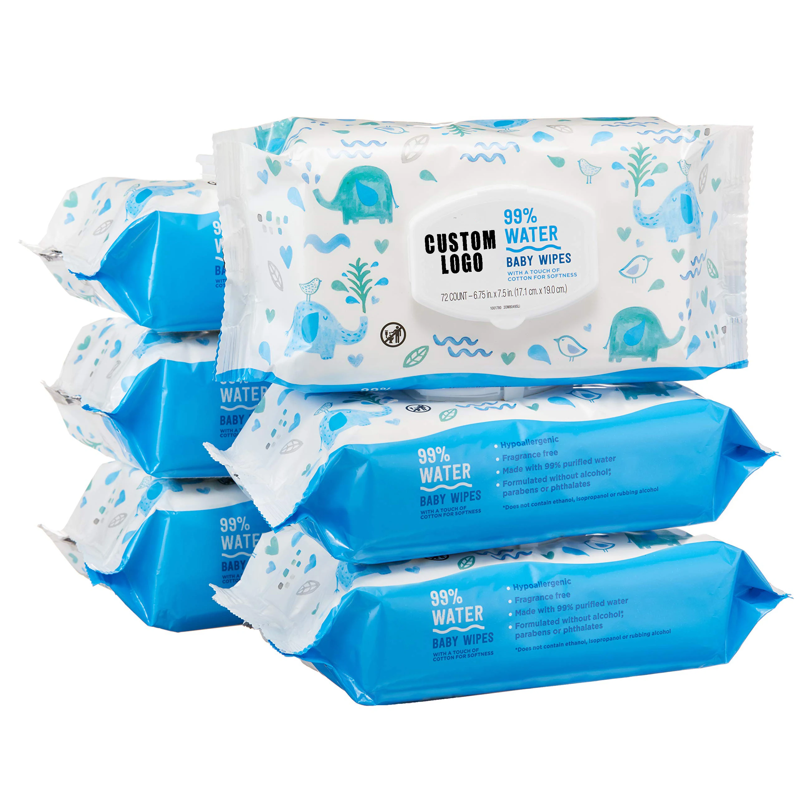 Custom Soft Non-Woven Fabric Supplier Oem Manufacturer Baby Wipes For Baby johnsons baby wipes