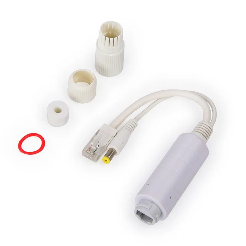 BlueRaven FS5712W 12V/1A 100M IEEE802.3af Standard 1500V high voltage isolation + waterproof PoE Splitter