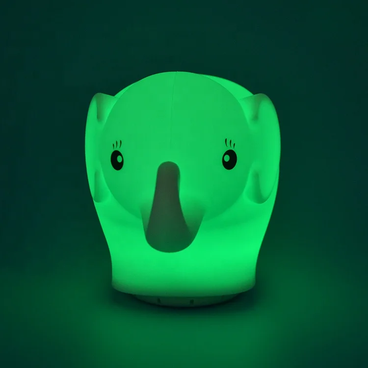 Baby Nursery Sleep Silicone Owl Animal Multicolor Changing Mini Rechargeable 3d Baby Led Night Light For Kids