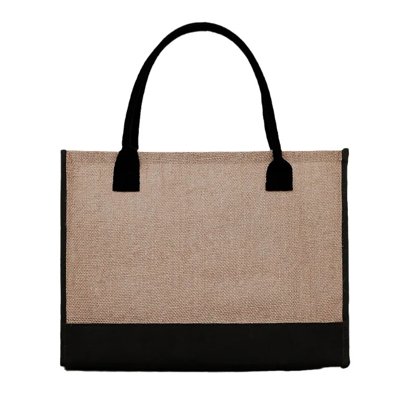 Eco Friendly Reusable Designer Canvas Cotton Gift Shopping Tote Bag With Letter Logo Bags Aet