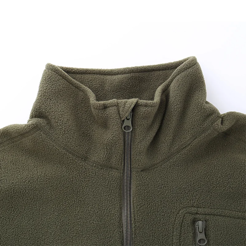 Осенняя уличная спортивная флисовая куртка, флисовые теплые куртки с подкладкой, мужская тренировочная Униформа на молнии с воротником-стойкой