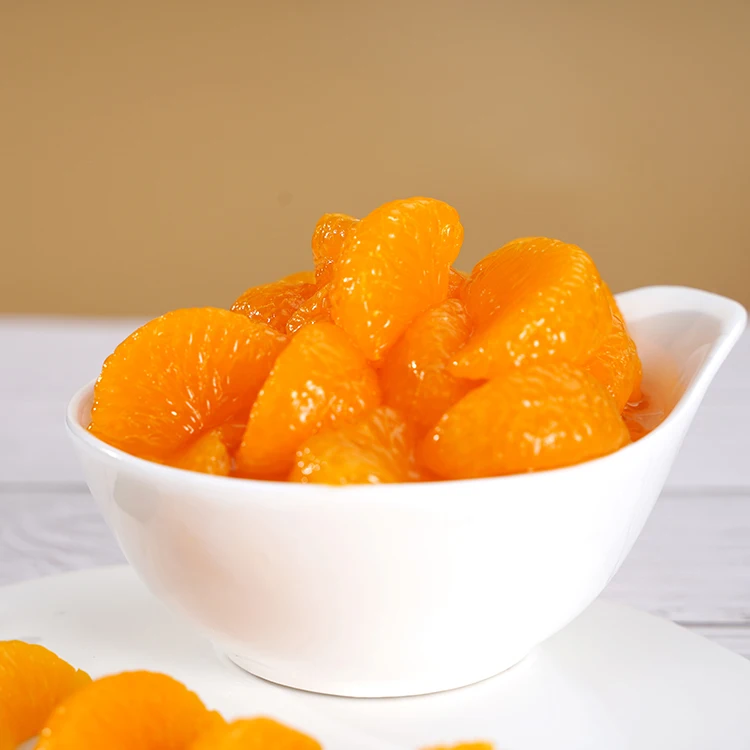 Hot Selling Organic Fruit Fresh Canned Mandarin Orange in Slight Syrup