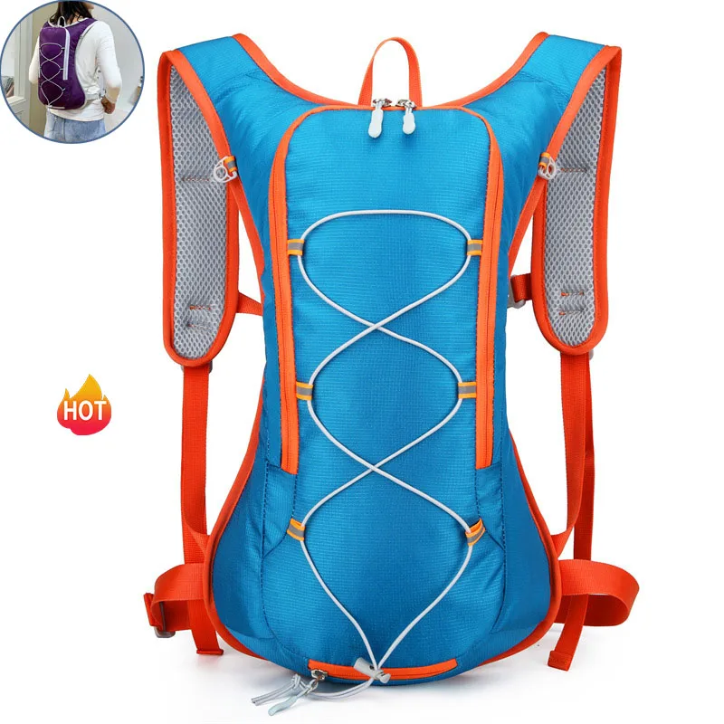 Fashionable Waterproof Cycling Backpack for Outdoor Sports Hiking and Travel with Zipper Closure