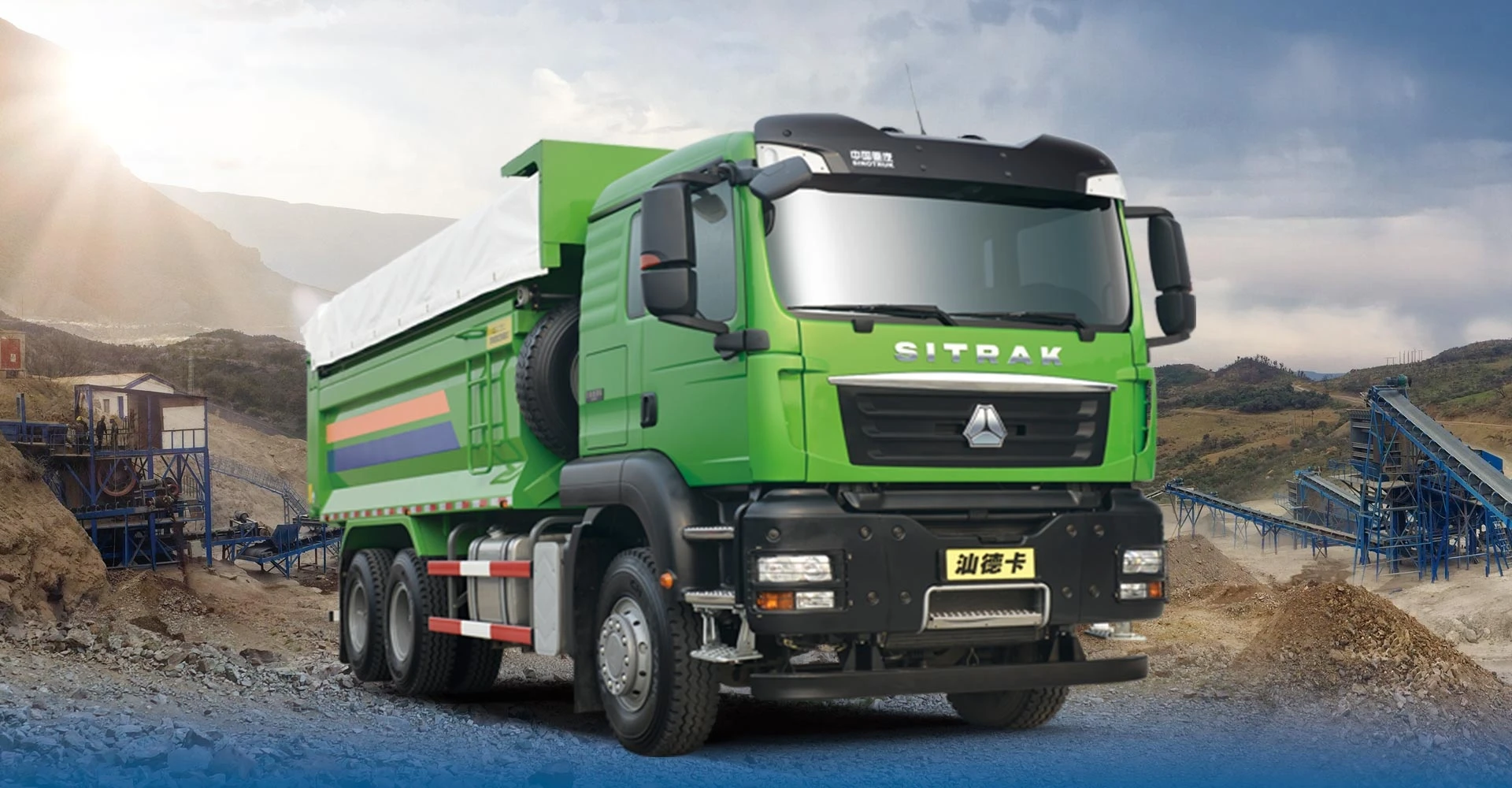 Самосвал Sinotruk Howo Sitrak C7H 6X4 430HP мужской двигатель Euro 3 Emission RHD ручная автоматическая коробка передач новое состояние