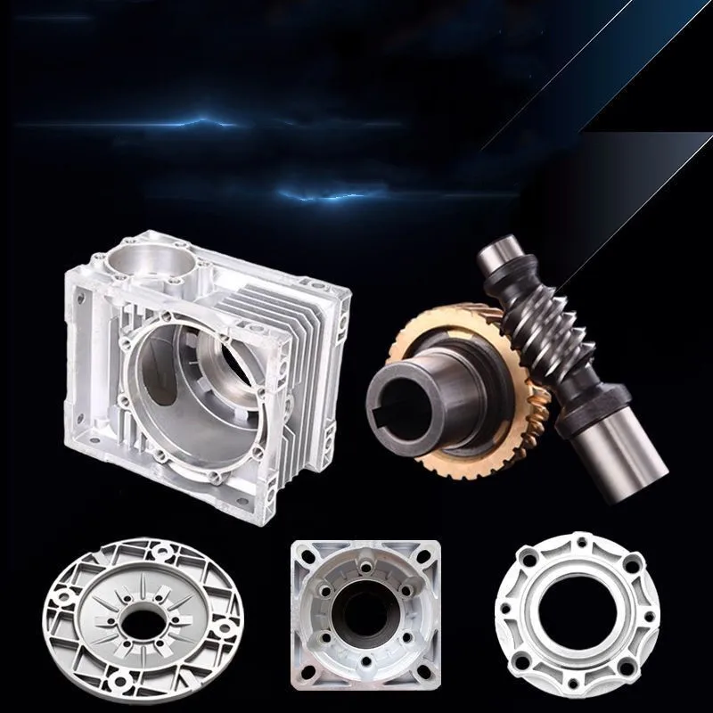 NMRV gear reducer single-stage turbine worm 380V vertical reduction motor reducer