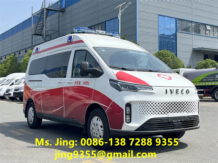 2024 Hot Selling Mobile Medical Ambulance Electric Ambulance Vehicle For Sale in Dubai