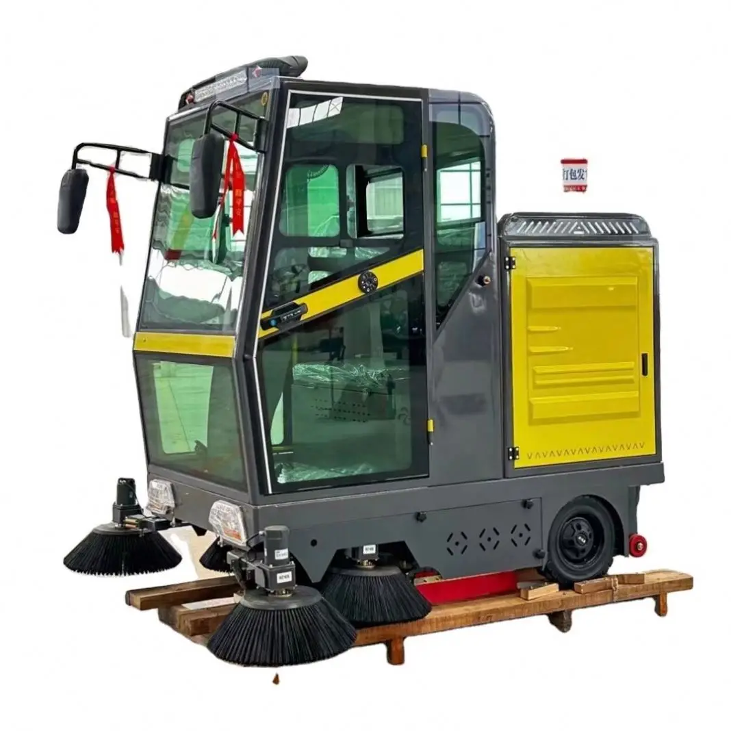 Battery Powered Sweeper Smart Sweeping Broom Multi Function Street Road Avenue Cleaning Machine Wholesale
