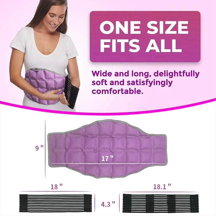 World-bio Hot And Cold Gel Ice Pack For Lower Back Waist Pain Relief Heating Pad hot bag for pain